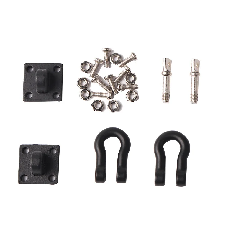 1/10 Rc Рок Гусеничный металлический буксировочный крюк прицепа для осевого Scx10 90046