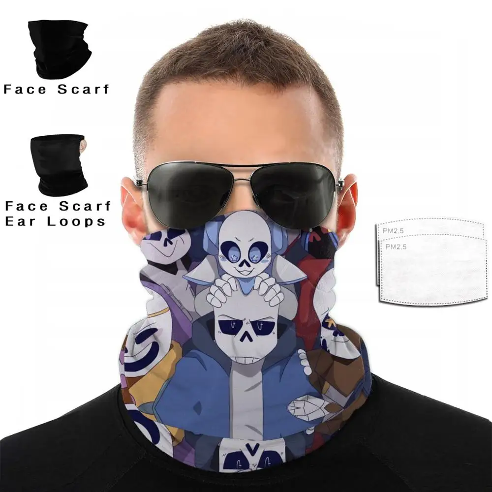 Лицевой шарф-маска Sans And с петлями для ушей | Аксессуары одежды