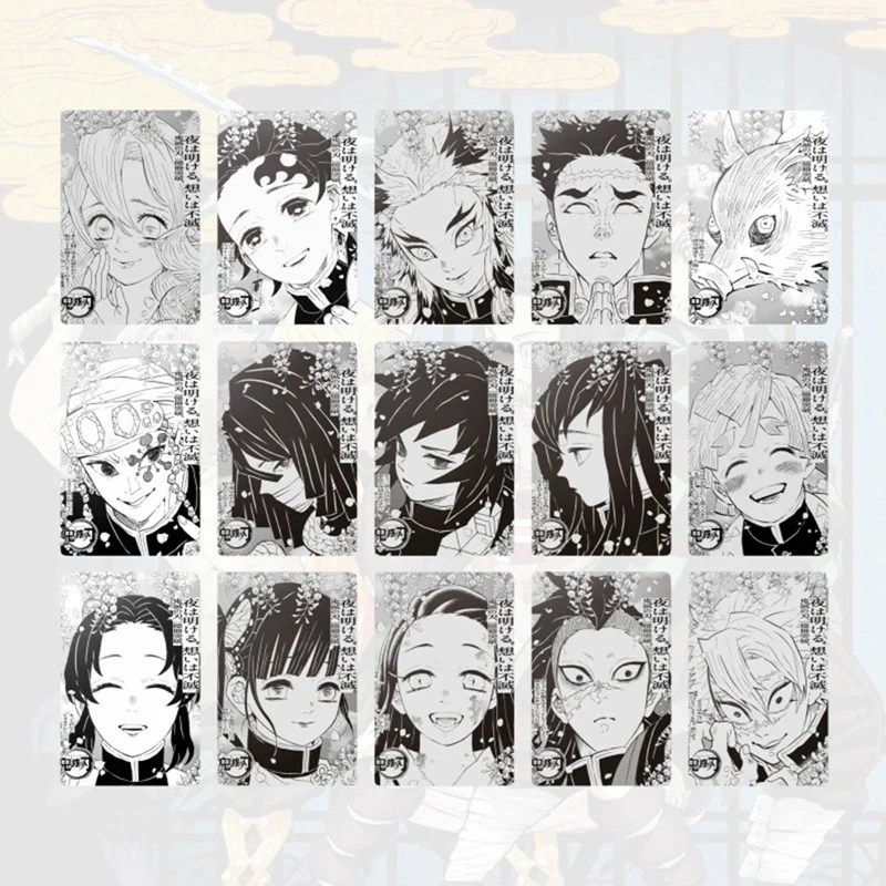 

2021 New Anime Demon Slayer: Kimetsu No Yaiba Photo Card Photobook Poster Transparent Card For Fans Gift