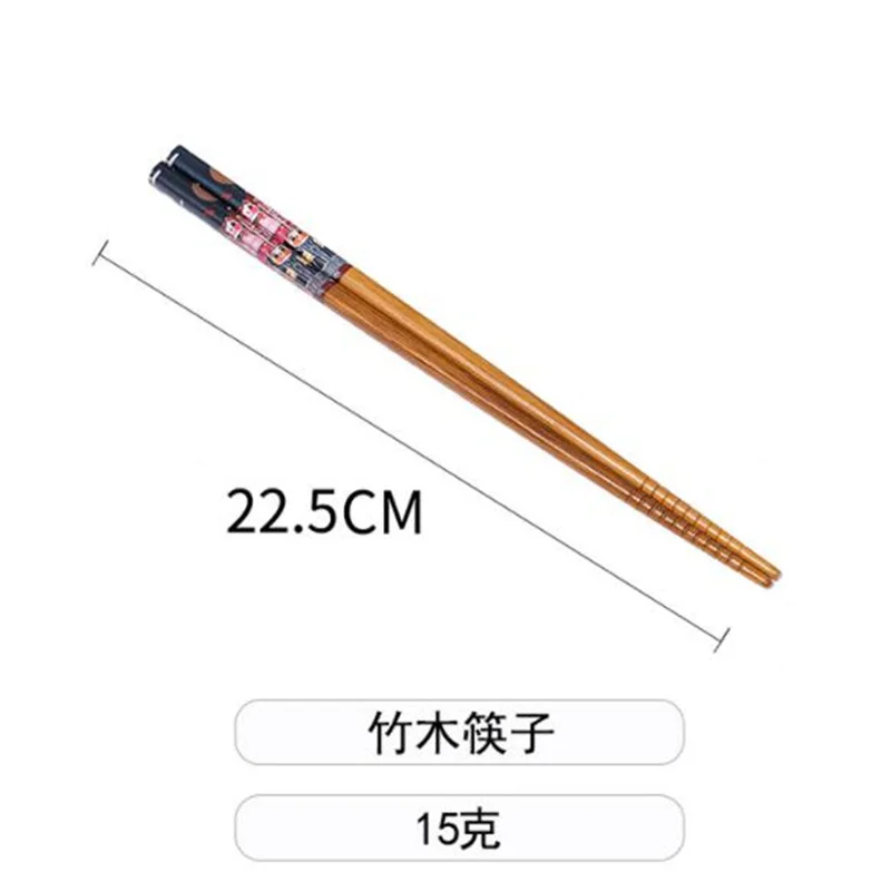 

5pairs Natural Bamboo Chinese Chopsticks Reusable Tableware Dinning Eating Japanese Chopstick For Gift Sushi Food Sticks