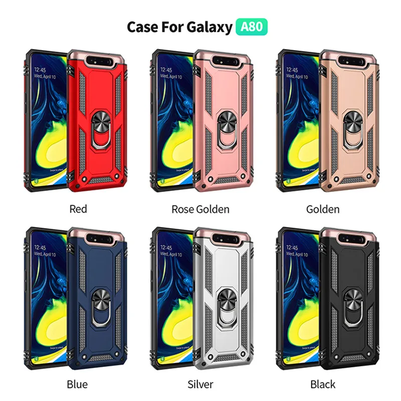 Чехлы для телефонов Samsung Galaxy A80 чехлы силиконовые бронированные металлический