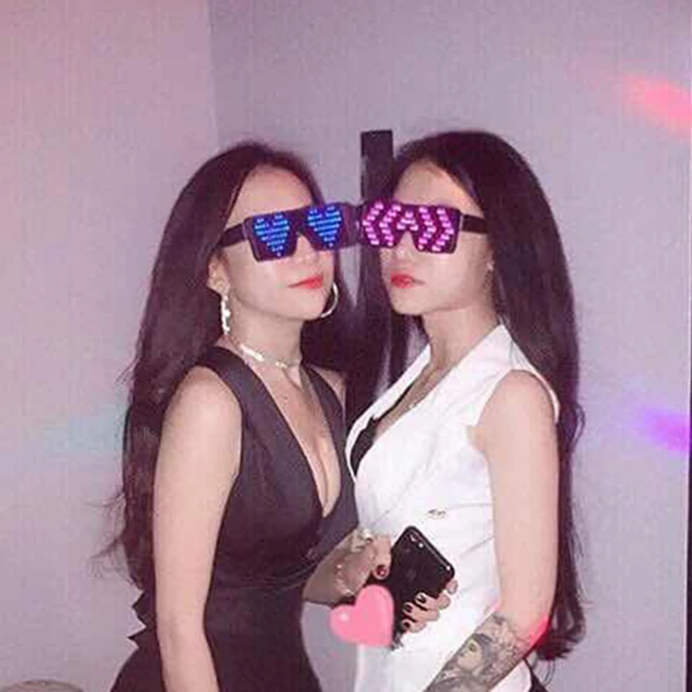 Светодиодный светящийся светильник для очков вечерние товары новый подарок