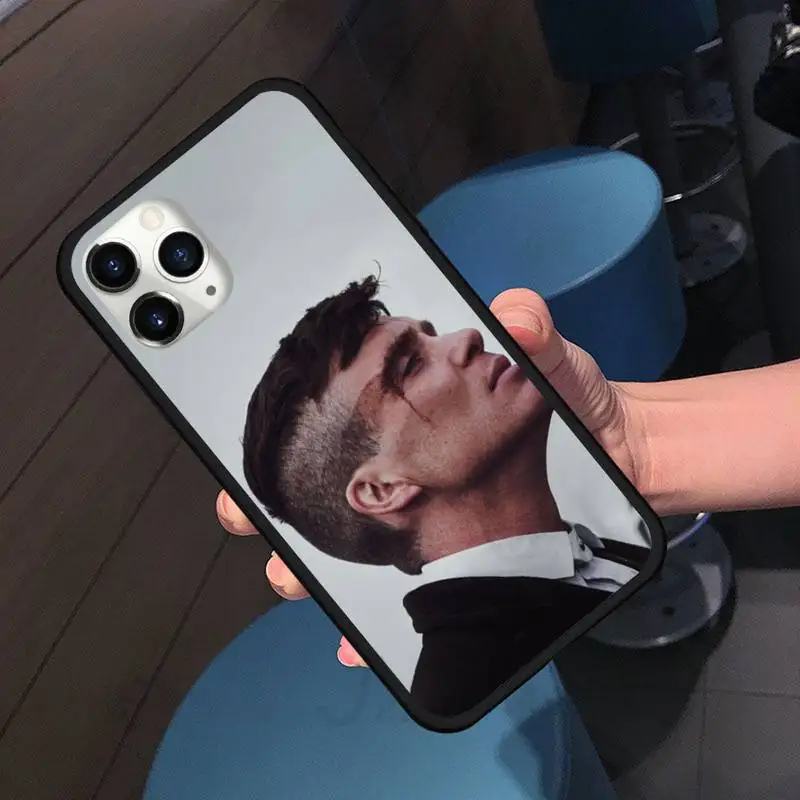 

Peaky Blinders men Tv Tommy Shelby Phone Case for iPhone 11 12 pro XS MAX 8 7 6 6S Plus X 5S SE 2020 XR Soft silicone