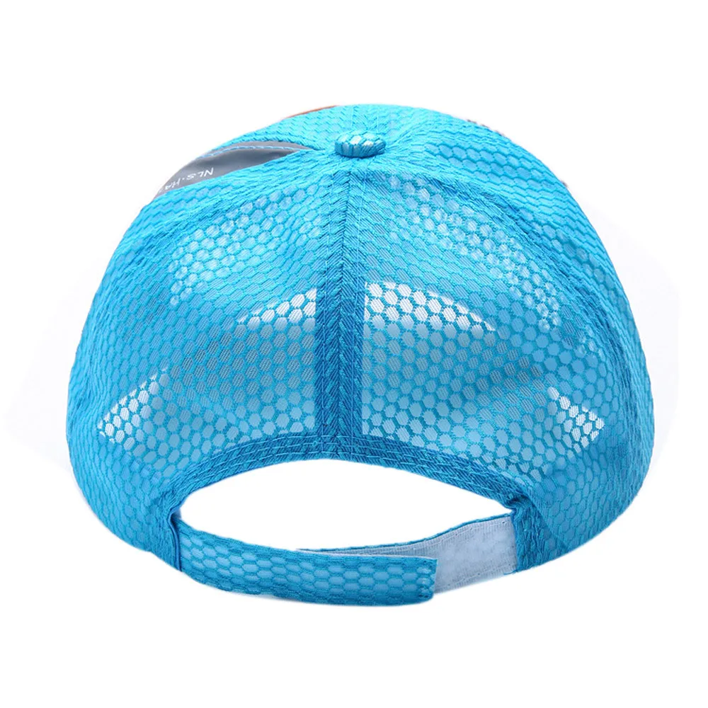 

Summer Breathable Mesh Baseball Cap Hats For Women Fashion Men 5 Colors Adjustable Visor Hat Cheap Free Shipping