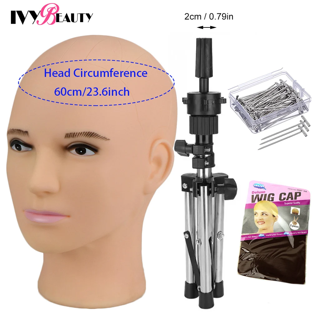 Голова манекена лысой Мужская голова парика стойка профессиональная