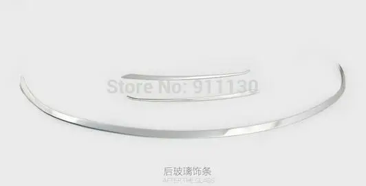 3 шт. хромированный спойлер на лобовое стекло нержавеющая сталь яркий 2013 2014 2015 2016