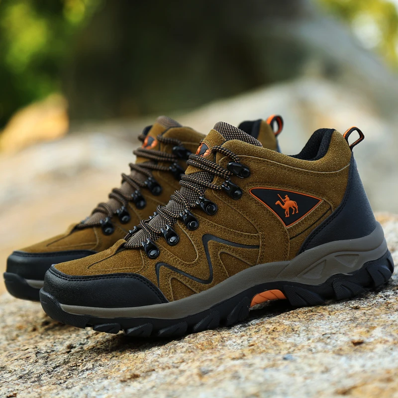 Уличная обувь кожаная Треккинговая походная обувь водонепроницаемые мужские пропускающие воздух походные ботинки мужские спортивные кроссовки альпинистская обувь