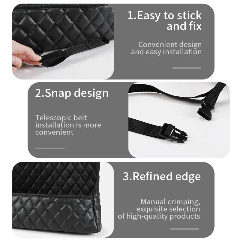 Koop Pu Lederen Autostoel Organizer Handtas Houder Auto Interieur Opbergen Opruimen Multifunctionele Rugleuning Opbergtas Pocket
