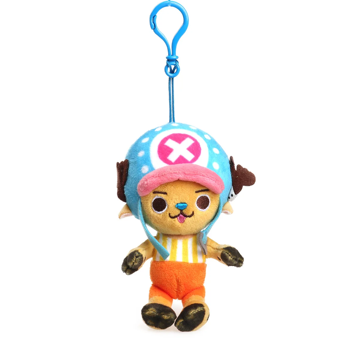 

11cm One Piece Plush Keychain Toy Tony Chopper Luffy Pendant Soft Stuffed Plush Dolls Handbag Ornaments Toys