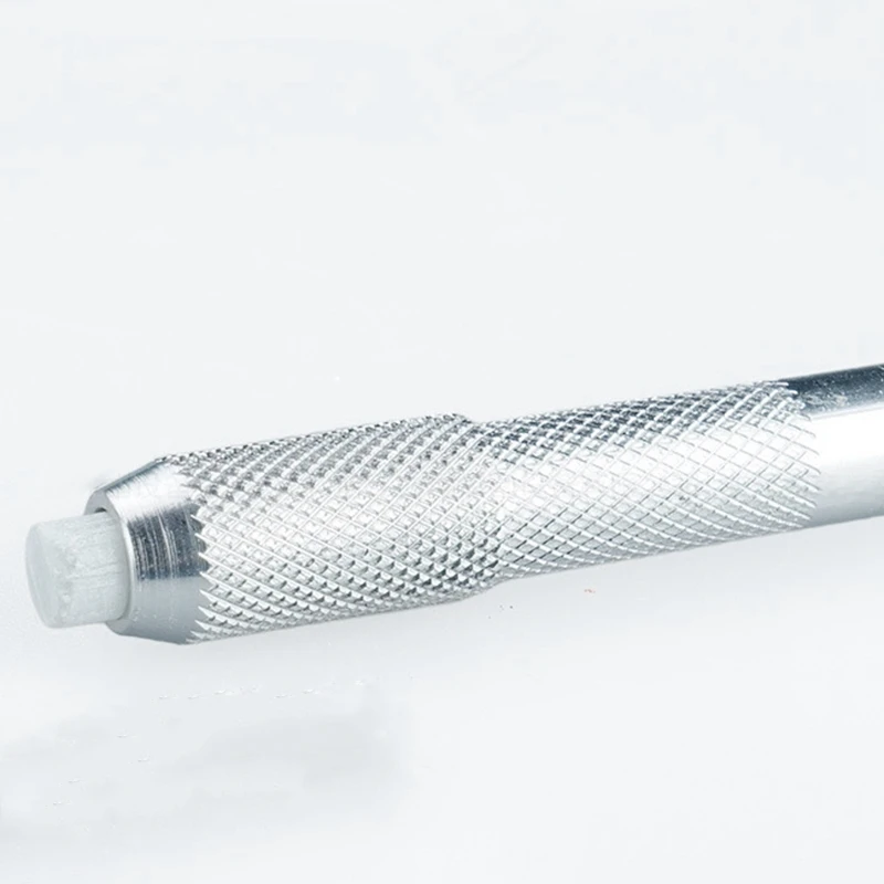 

2Pcs with 4 Refills Soapstone Holder on Steel Round Pens for Welding Tools Machinery Manufacturing Metalworking