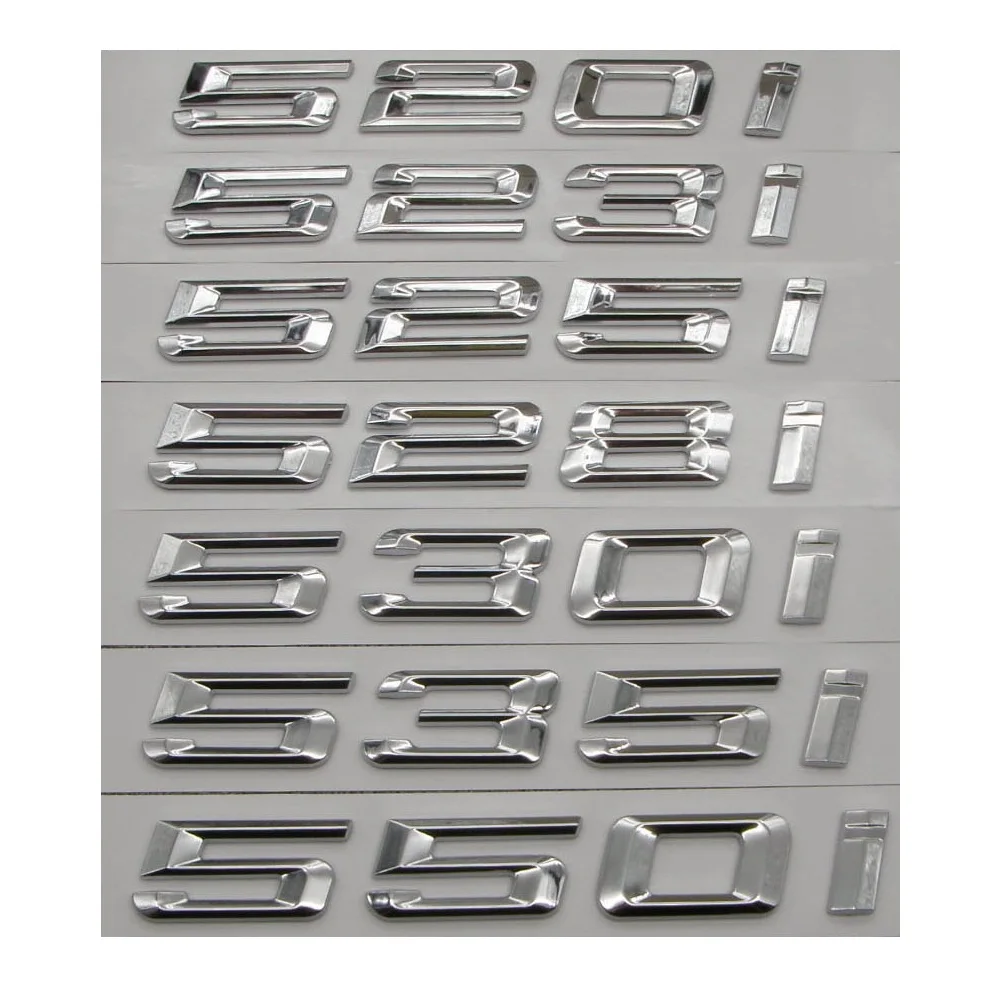 For BMW Chrome 518i 520i Emblem 523i 524i 525i 527i 528i 530i 532i 534i 535i 540i 543i 545i 549i 550i 552i 553i 554i Emblems | Автомобили