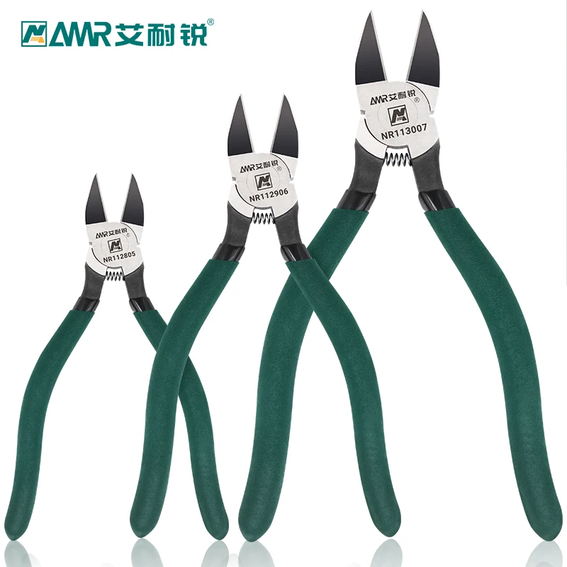 

AMR CR-V Plastic pliers 7inch Nippers Electrical Wire Cable Cutters Diagonal pliers for Jewelry Home Tool