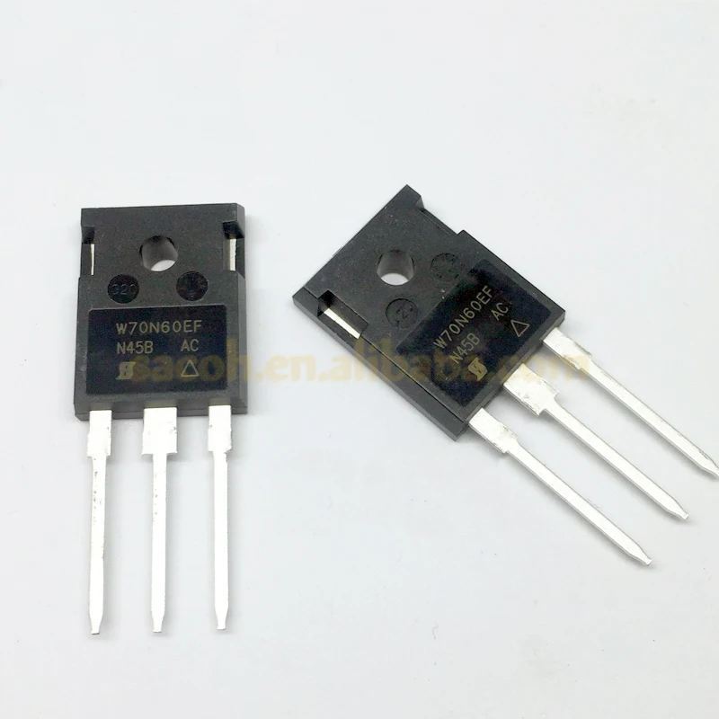 

5Pcs SIHW70N60EF W70N60EF or SIHW73N60E or SIHW61N65EF TO-247 70A 600V Power MOSFET