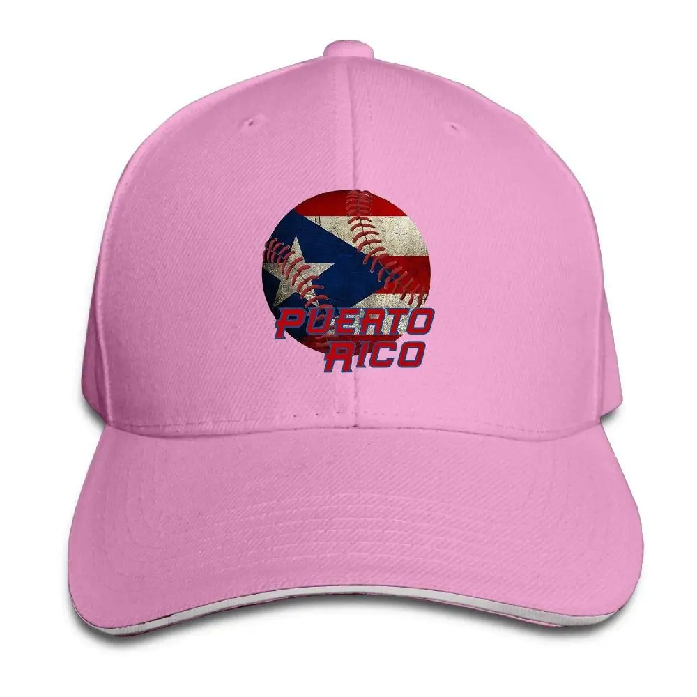 Взрослая бейсбольная кепка Пуэрто Рико с флагом хлопковая легкая регулируемая