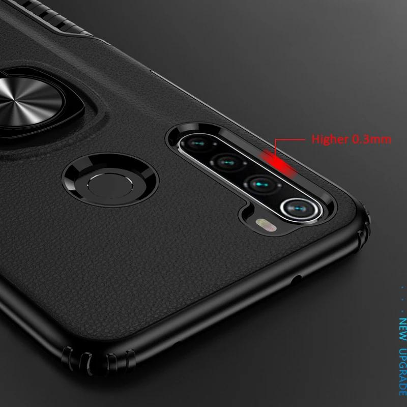 Ikrsses для Xiaomi Redmi Note 8 Pro Чехол автомобильный держатель Магнитный кронштейн Стенд чехол с кольцом для пальца для Redmi Note 7 анти-осенний чехол