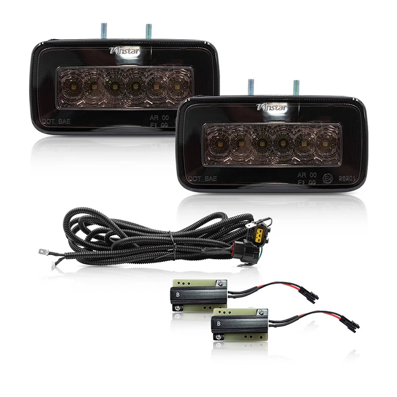 Дымчатый светодиодный задний бампер противотуманный и задний/задний светильник