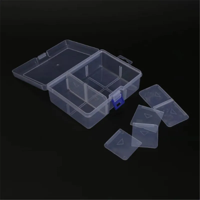 1 шт. Большая пластиковая коробка с 6 сетками простой в использовании и переносной