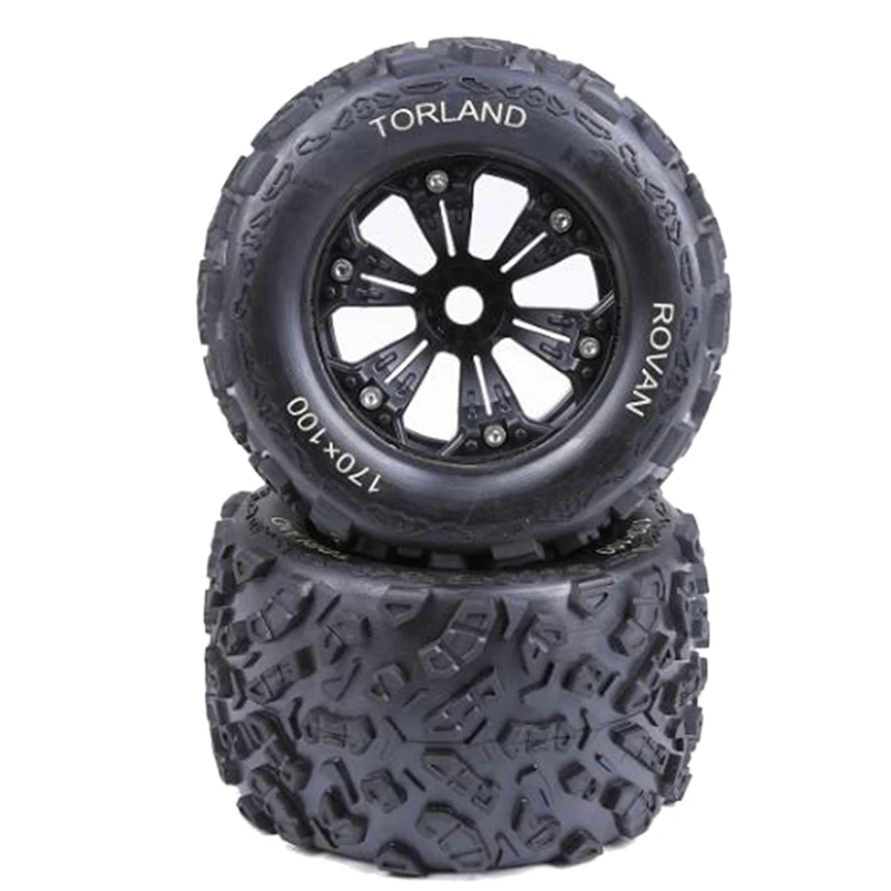 

Knobby Tyres Fit for 1/8 HPI Racing Savage XL FLUX Rofun Rovan TORLAND Monster Brushless Truck Rc Car Toys Parts