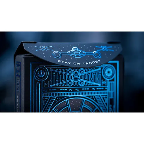 Колода карт с принтом Звездные войны светильник сторона (синий) игральные карты