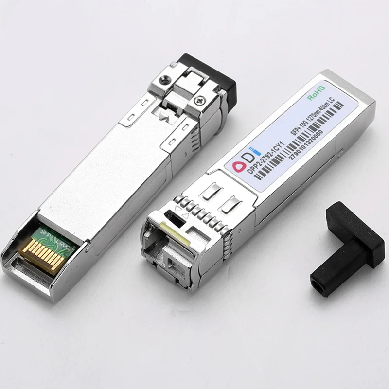 SFP 10G LC 40 км 1270 нм/Нм промышленного класса одноволоконный оптический фотоэлемент