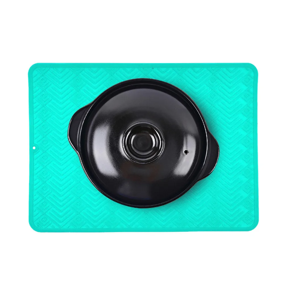 Коврик для кухонного стола силиконовый изоляционный коврик Нескользящая чаша