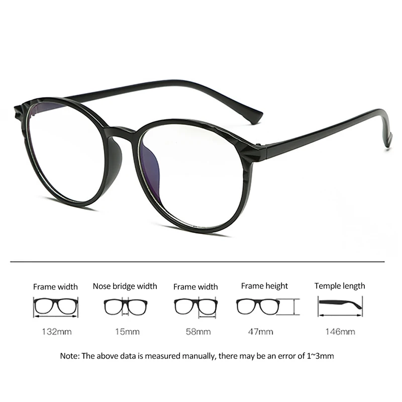 

New Retro Anti Blue Light Glasses Women Men Round Frame Computer Glasses Luxury Design Antifatigue Reading Decorative Eyeglasses