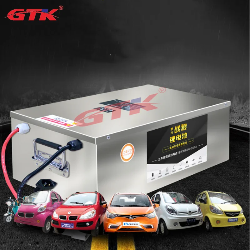 GTK 48v 22Ah 90Ah литий ионная аккумуляторная батарея для трехколесного велосипеда