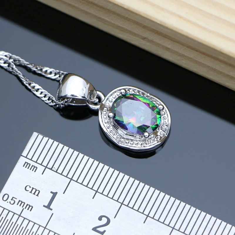 Комплект из колье серёг и браслета серебра 925 пробы | Украшения аксессуары