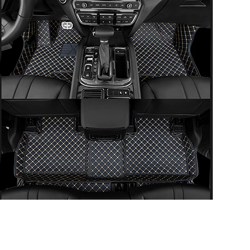 

leather car floor mats for baojun 530 2017 2018 2019 2020 auto mat foot carpet rug pad 5 seats 7 seats