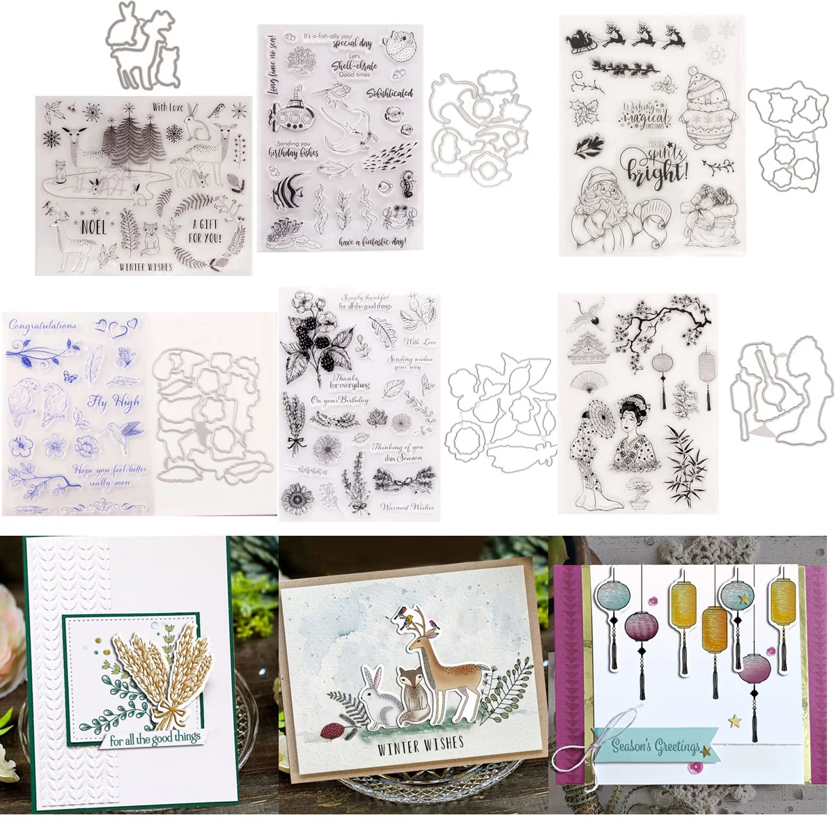 

Sparkle Much Fun Clear Stamps and dies Scrapbooking Paper Craft Transparent Rubber Stamp Gifts Kids Card Decor Supplies