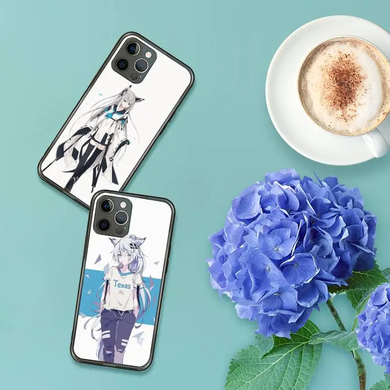 Чехол для телефона Nekomimi Catgirl iPhone 7 8 11 12 X XS XR MINI Pro Max Plus в стиле ретро черный серый