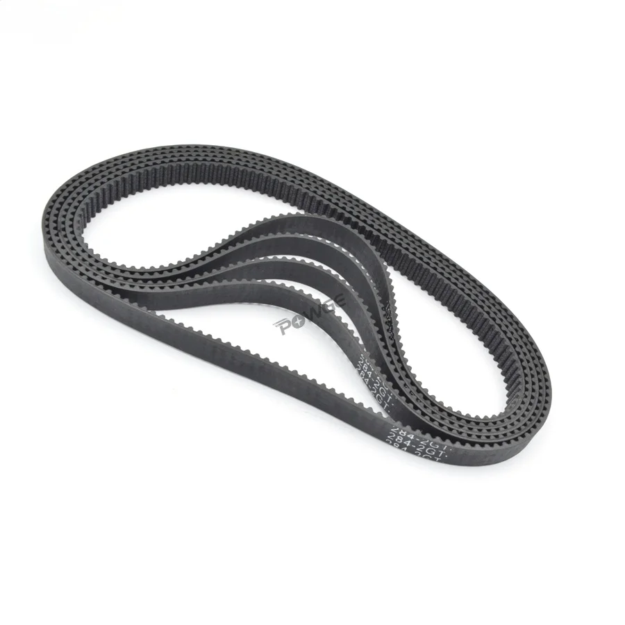 

2MGT 2M 2GT Synchronous Timing belt Pitch length 274/278/280/284/288 width 6mm/9mm Teeth 137 139 140 142 144 Rubber closed