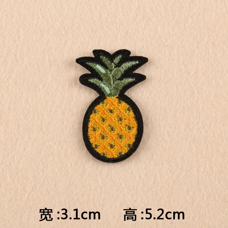 

Computer Embroidered Fruit Flower Patch Children's Clothing Accessories Handmade Patch Embroidered Cloth Stickers Cute Patch