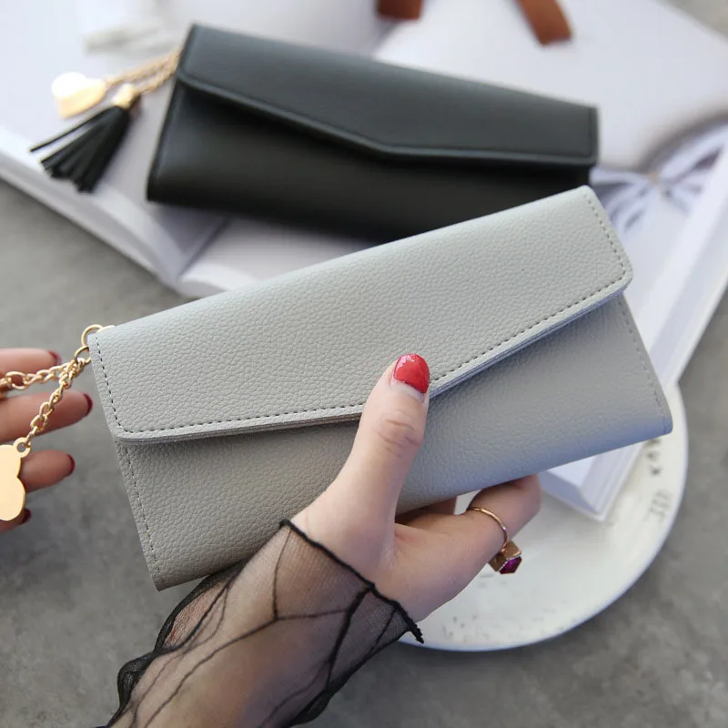 

Многофункциональный клатч, кошельки для женщин, кошельки для монет, держатель для карт и телефона из искусственной кожи, Женский вместитель...