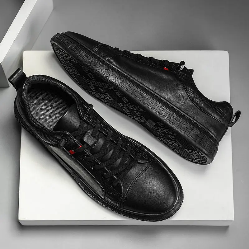 

Men's shoes spring new board shoes British style casual shoes trend black men's shoes net red shoes