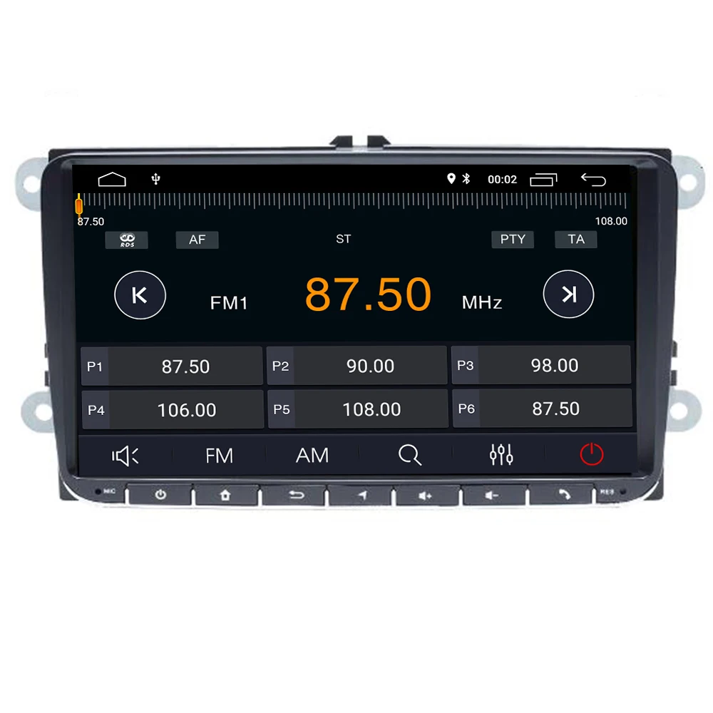 Автомагнитола 1Din для VW Skoda Octavia 2 3 Superb Volkswagen Passat b6 Seat Leon Polo T5 AmarokGolf 5 6 мультимедиа |