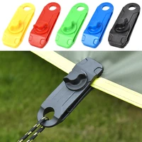 upgrade 10x outdoor camping hiking tent awning canopy clamp tarp nylon snap clips windbreak clip with barb camping gadgets