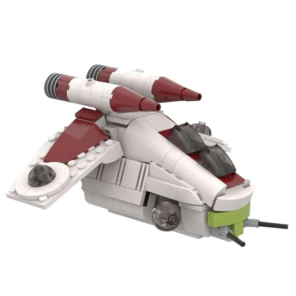 

MOC Diy Republic Gunship Midi Scale LAAT/i Star Space Wars MOC Series Building Blocks Bricks Toys Compatible Star Series Wars