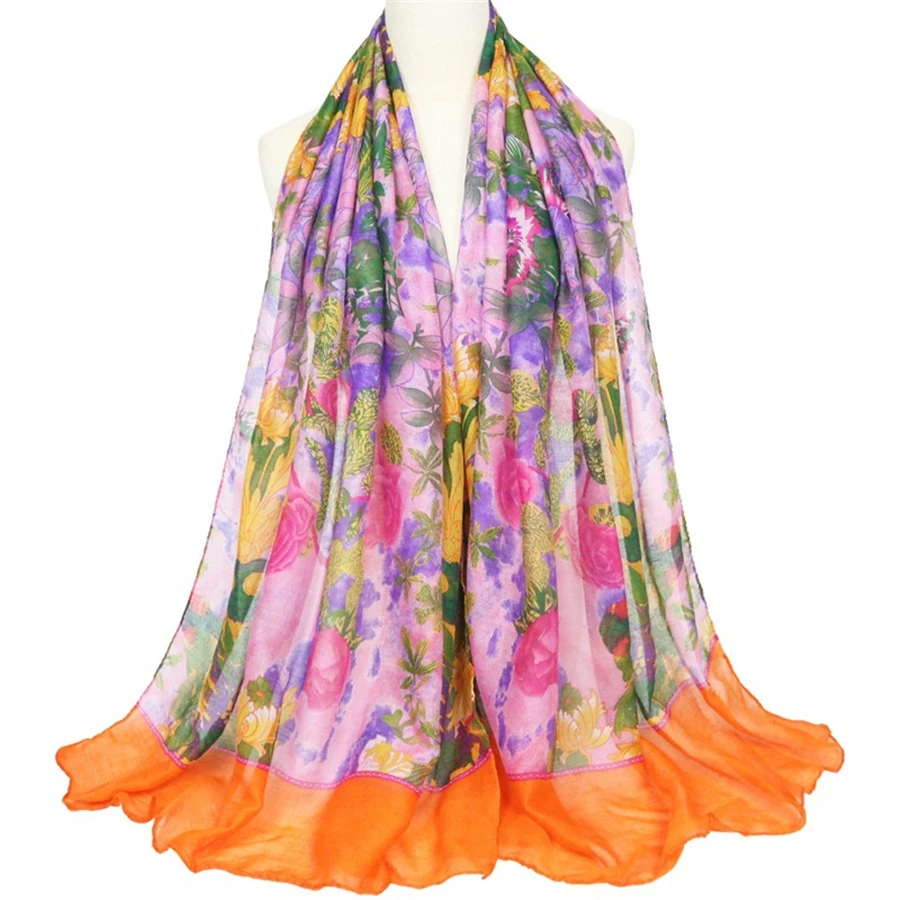 Осень 2020 новый теплый женский шарф из Балийской пряжи большой размер Пляжная