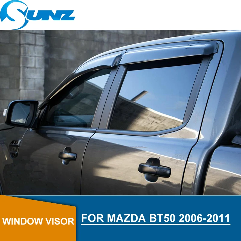 Оконный козырек для Mazda Bt50 2006-2011 боковое окно дефлекторы дождевик для Mazda Bt50 2006-2011 SUNZ