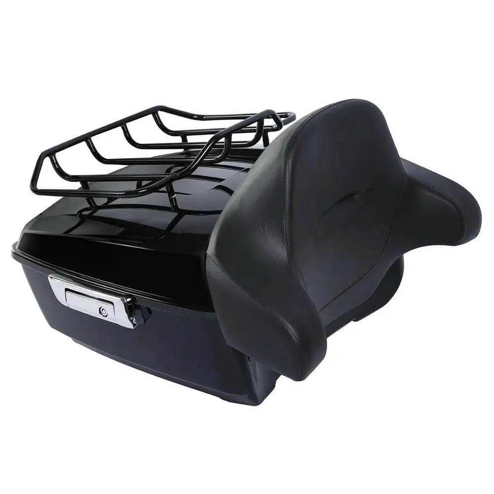 Мотоциклетный багажник King Pack спинка багажника для Harley Touring Tour Pak Road Street Glide Electra