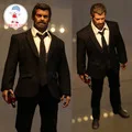 Супер Duck1/6 комплектов 029 милый костюм для косплея для девочек, скульптура головы, тело, кожаное платье для 12 дюймов, сделай сам, мягкие фигурки