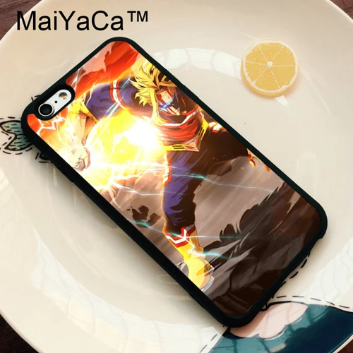 4502 Чехол MaiYaCa Boku no Hero Academy All Might из ТПУ для iPhone 11 Pro MAX X XR XS MAX 6 6s 7 8 Plus 5S задняя крышка - Цвет: 4502