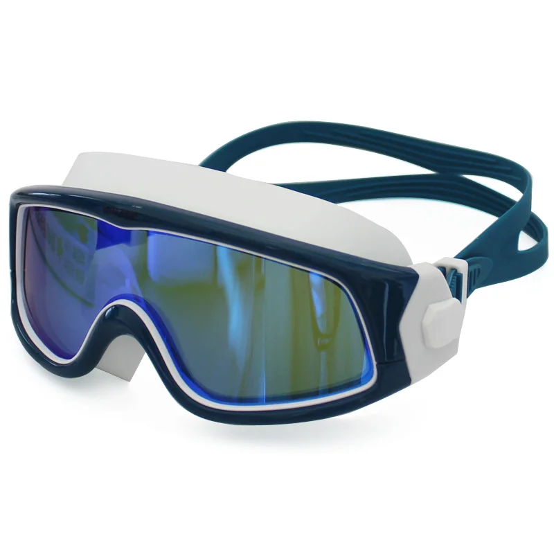 Очки для плавания с зеркальными/прозрачными линзами мужчин и женщин удобные