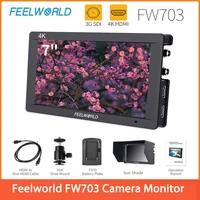 feelworld fw703 7 inch ips full hd 3g sdi 4k hdmi on camera dslr field monitor 1920x1200 with histogram for stabilizer camera