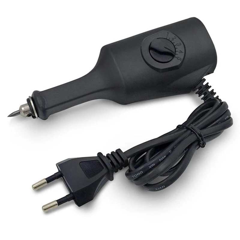 Плоская/круглая вилка 220 В Электрическая гравировка резьба ручка плоттер машина