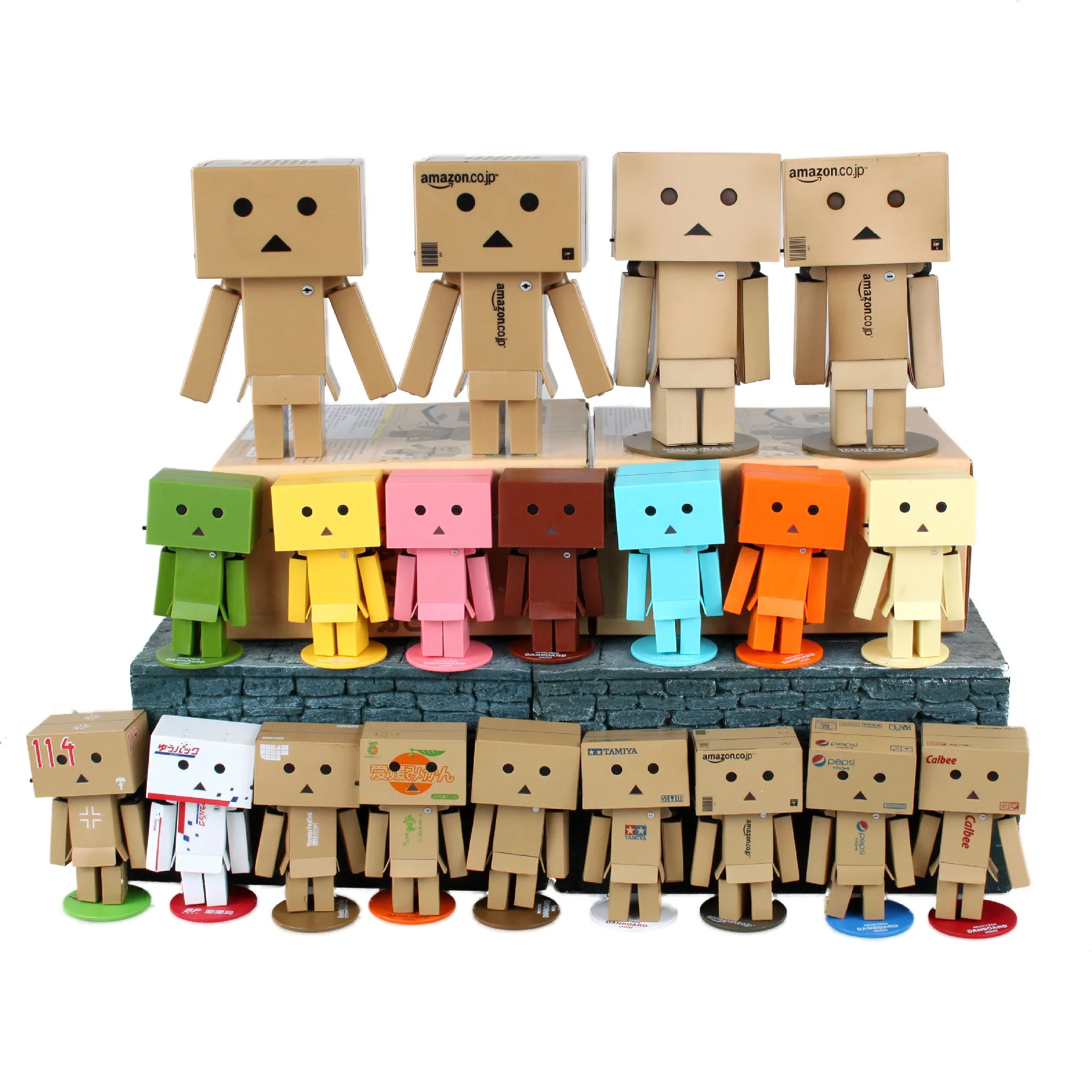 Набор для гаража четырехлистная сестра бумажная коробка люди Danboard мини маленькое предприятие картонная фигура квалифицированный Гараж Комплект