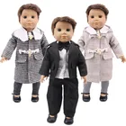 Свитер Logan кукольный, пальто, одежда в западном стиле для 18-дюймовых американских и 43 см новорожденных детей, подарок на день рождения для девочек и мальчиков