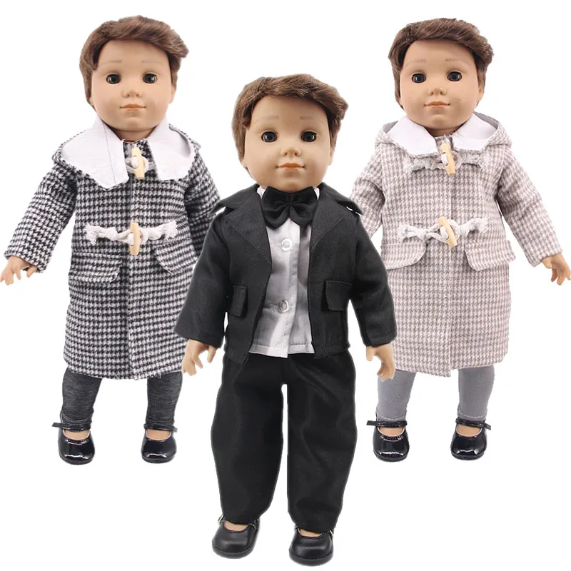 Свитер Logan Doll пальто одежда в западном стиле для 18 дюймовых американских и 43 см