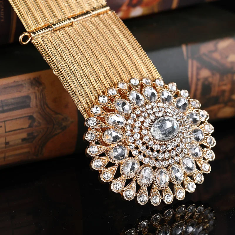 Женский металлический пояс в марокканском стиле Классический женский